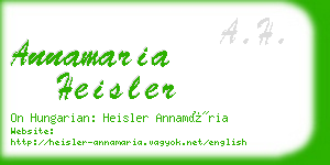 annamaria heisler business card